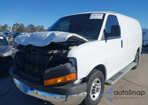 2018 GMC Savana 2500 Work Van from USA, damaged, VIN 1GTW7AFG7J1214785